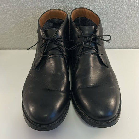 Clarks Men's Black Leather Chilver HI GTX Size 12 Classic Business - Picture 3 of 9